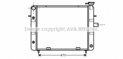 AVA QUALITY COOLING ol2078 -  Радиатор, охлаждение двигателя